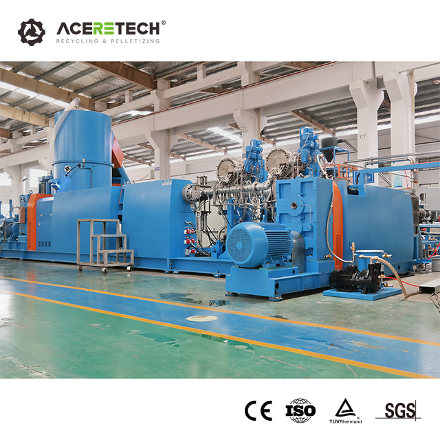 ACSS OEM ODM zweistufige Kunststoff-Recycling-Pelletiermaschine mit Einschnecke