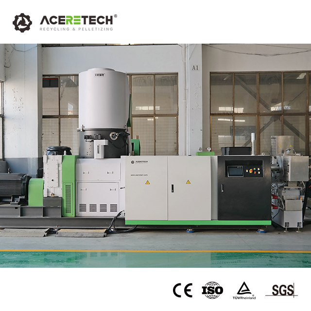 ACS-H CE ISO bescheinigt Kunststoffrecycling-Einschneckenextruder-Pelletiermaschine mit Siemens Plc